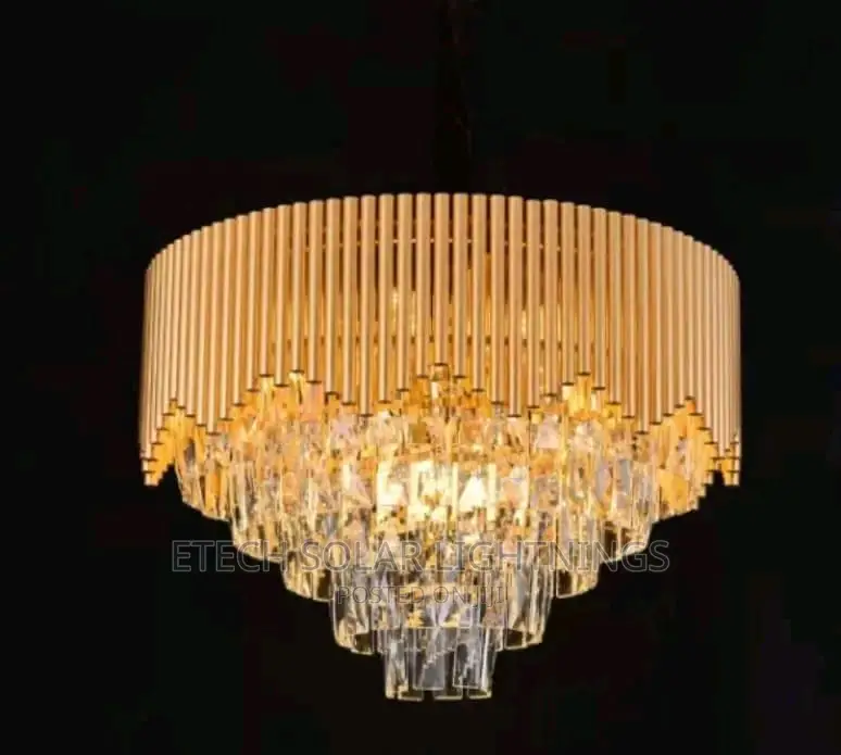 500mm Gold Christal Chandelier Light for Living Room