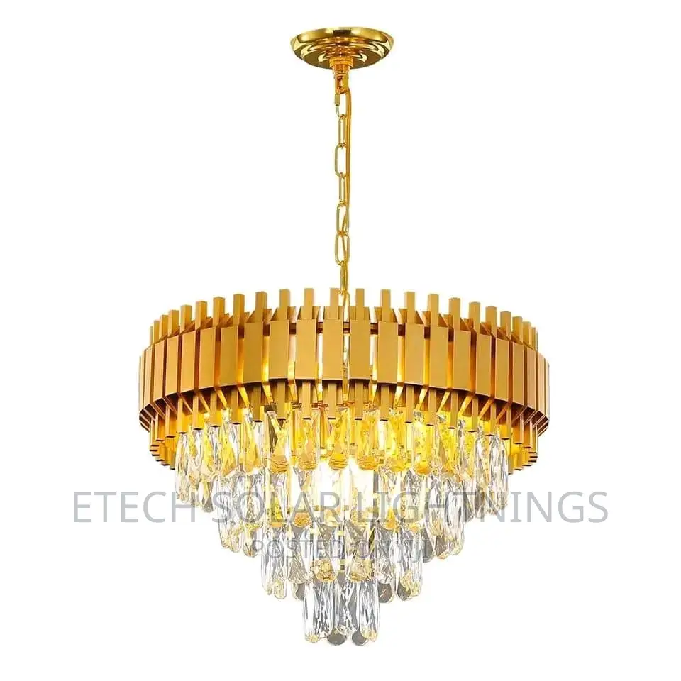 500mm Gold Christal Chandelier Light for Living Room