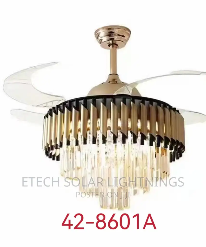 Christal Fan Chandelier Light