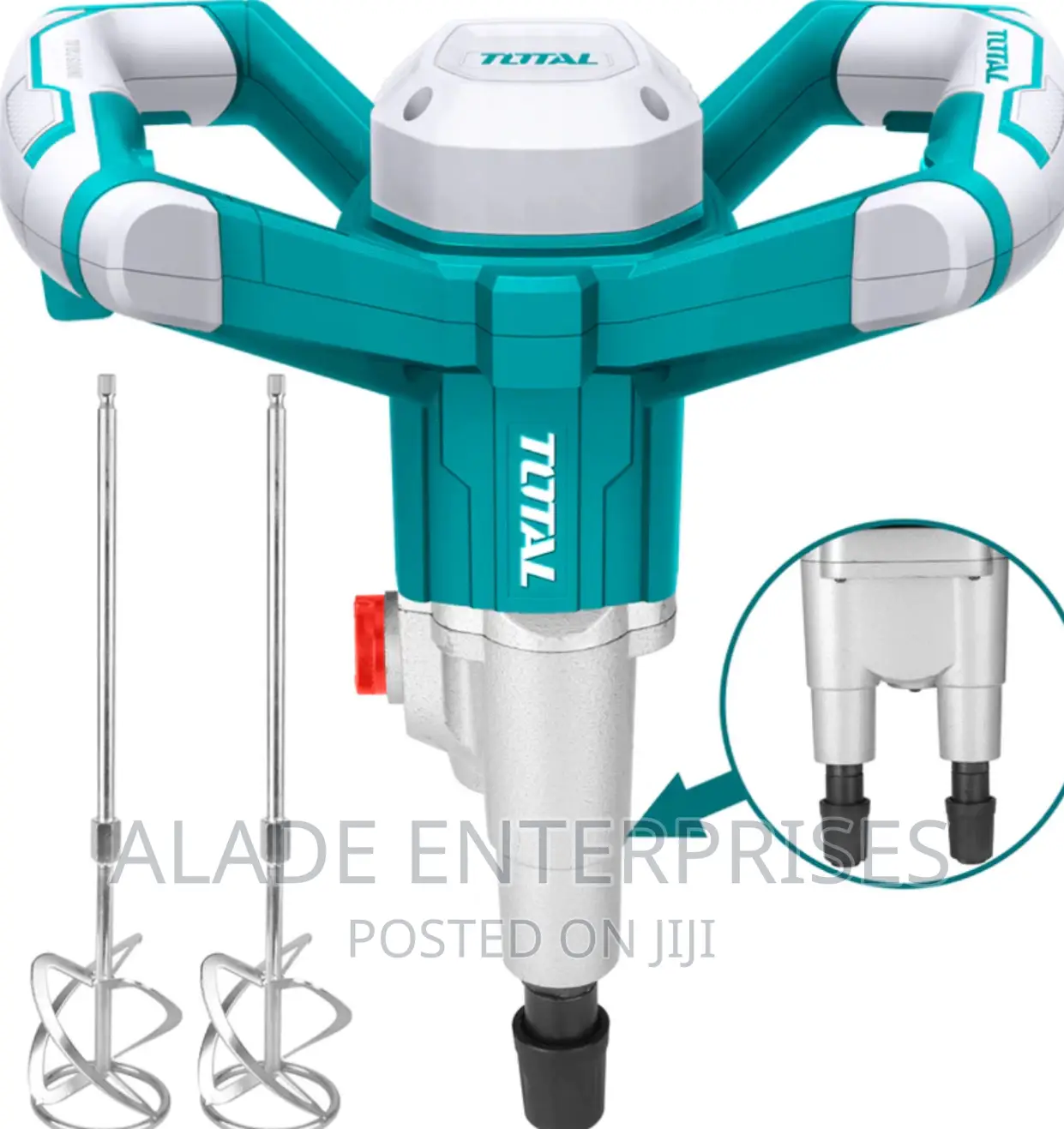 Total 2 Pad Electric Mixer 1800w - Td616006