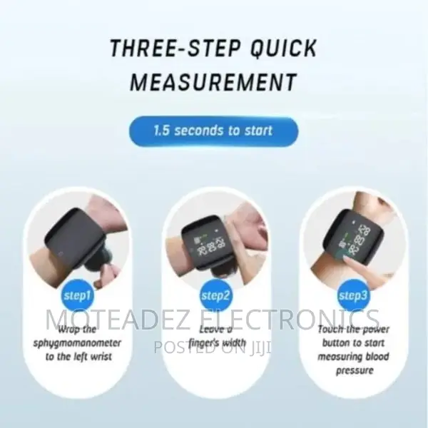 Rechargeable Digital Wrist Blood Pressure Monitor Machine
