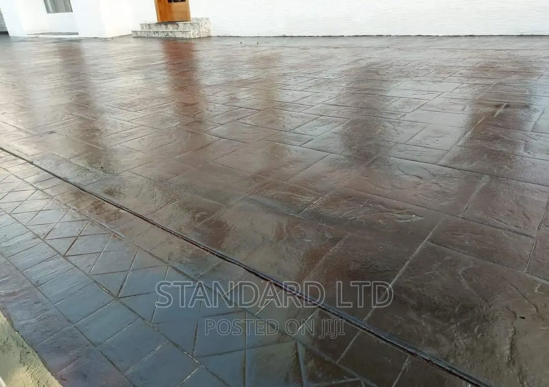 STAMP CONCRETE FLOOR  Modern Outdoor Flooring
