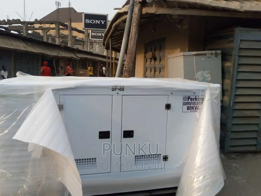 Sp 80 Kva Perkins Brand New Silence Fullcopper Engine Gen
