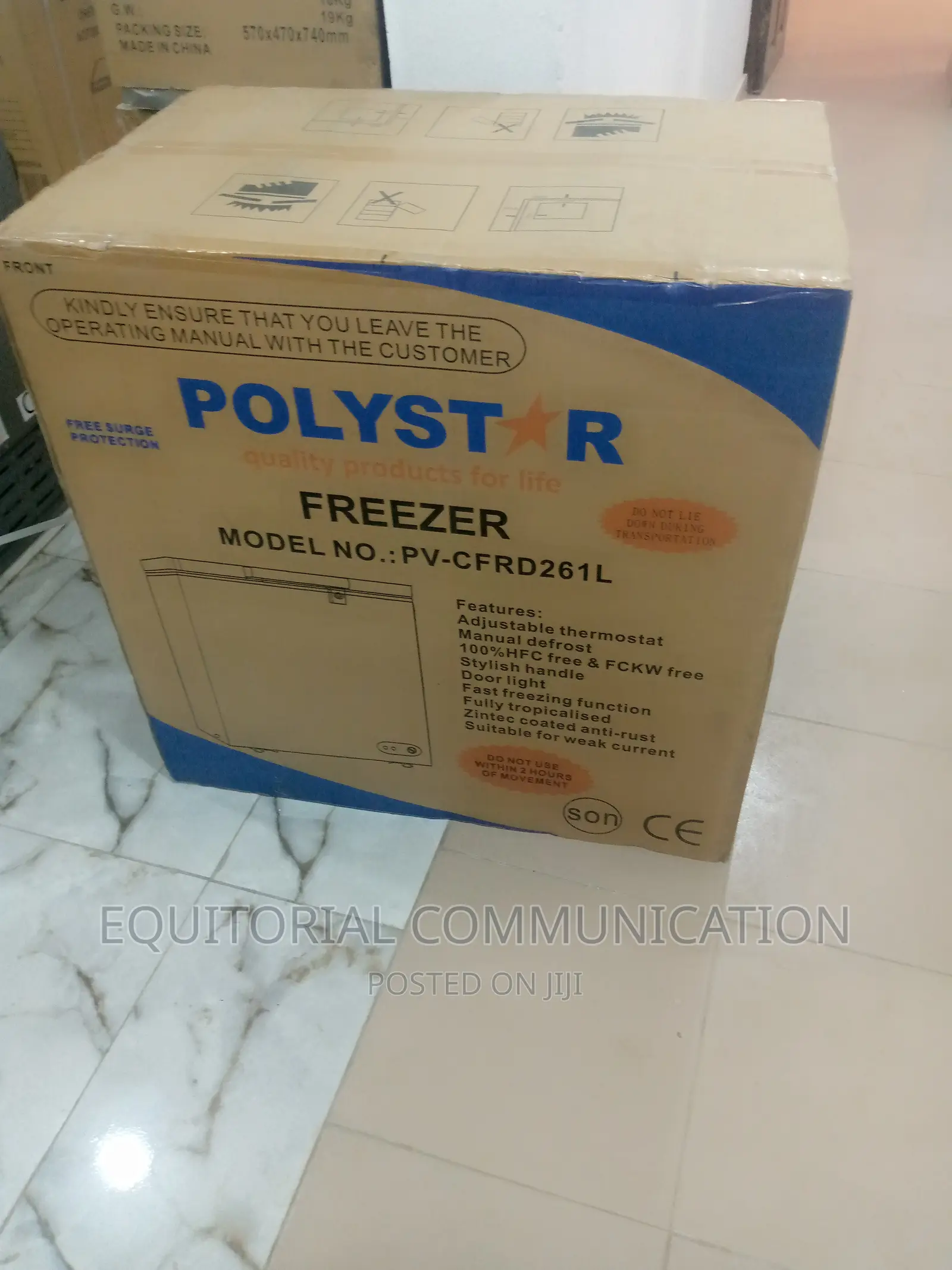 Energy Saving 260litres Polystar Chest Freezer