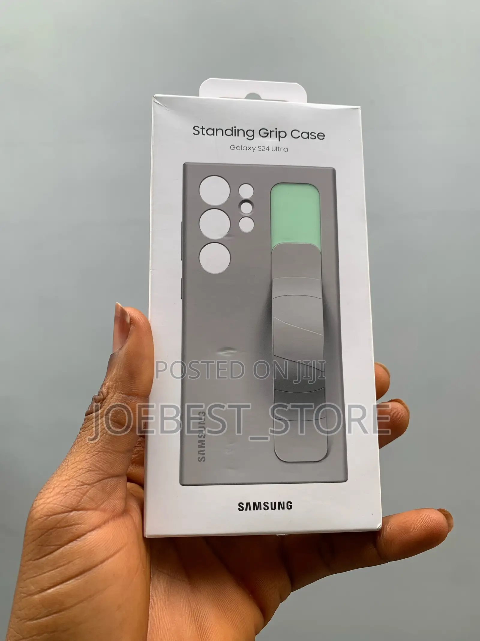 Samsung Galaxy S24ultra Stand Grip Silicone Case