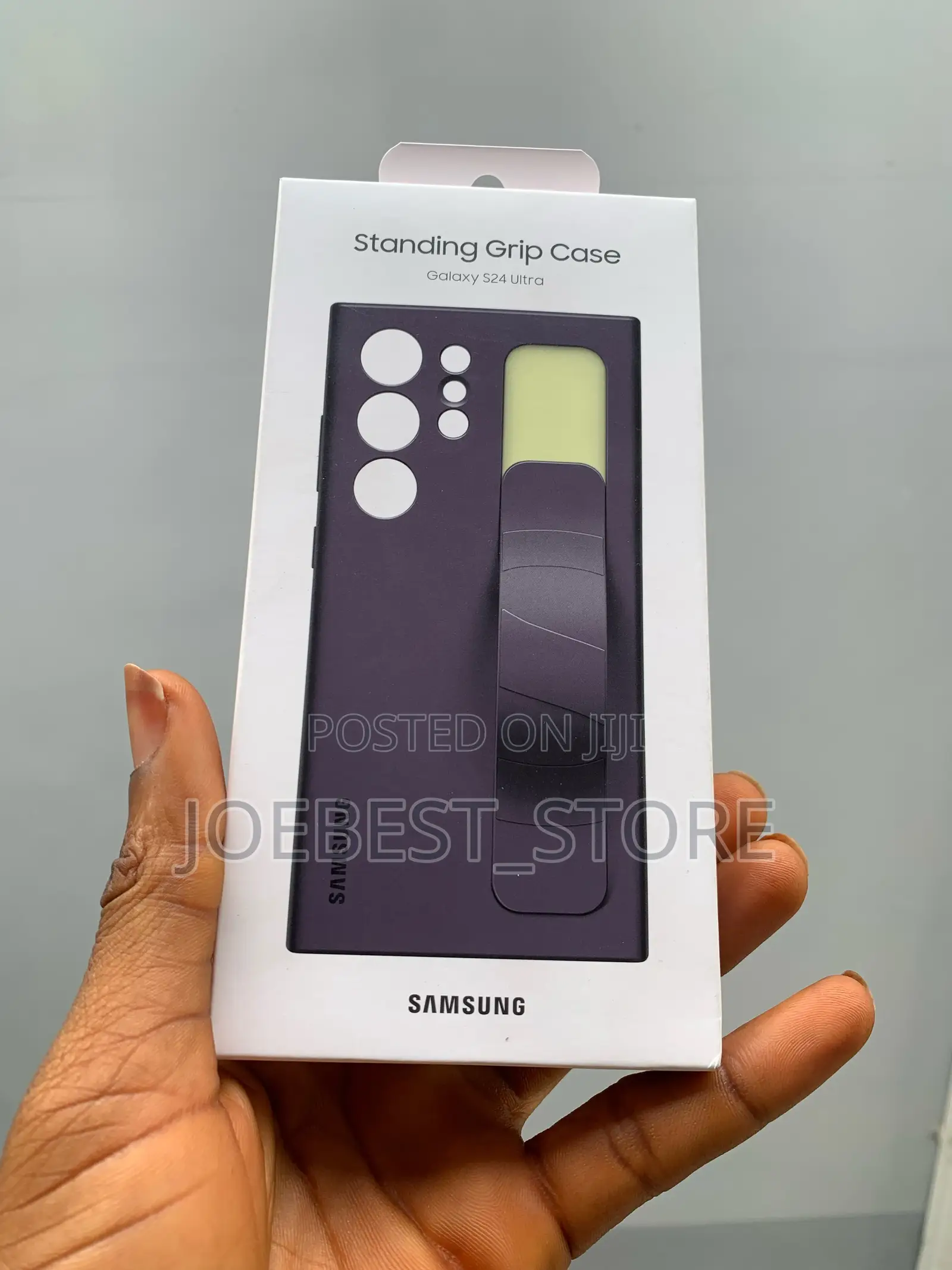 Samsung Galaxy S24ultra Stand Grip Silicone Case