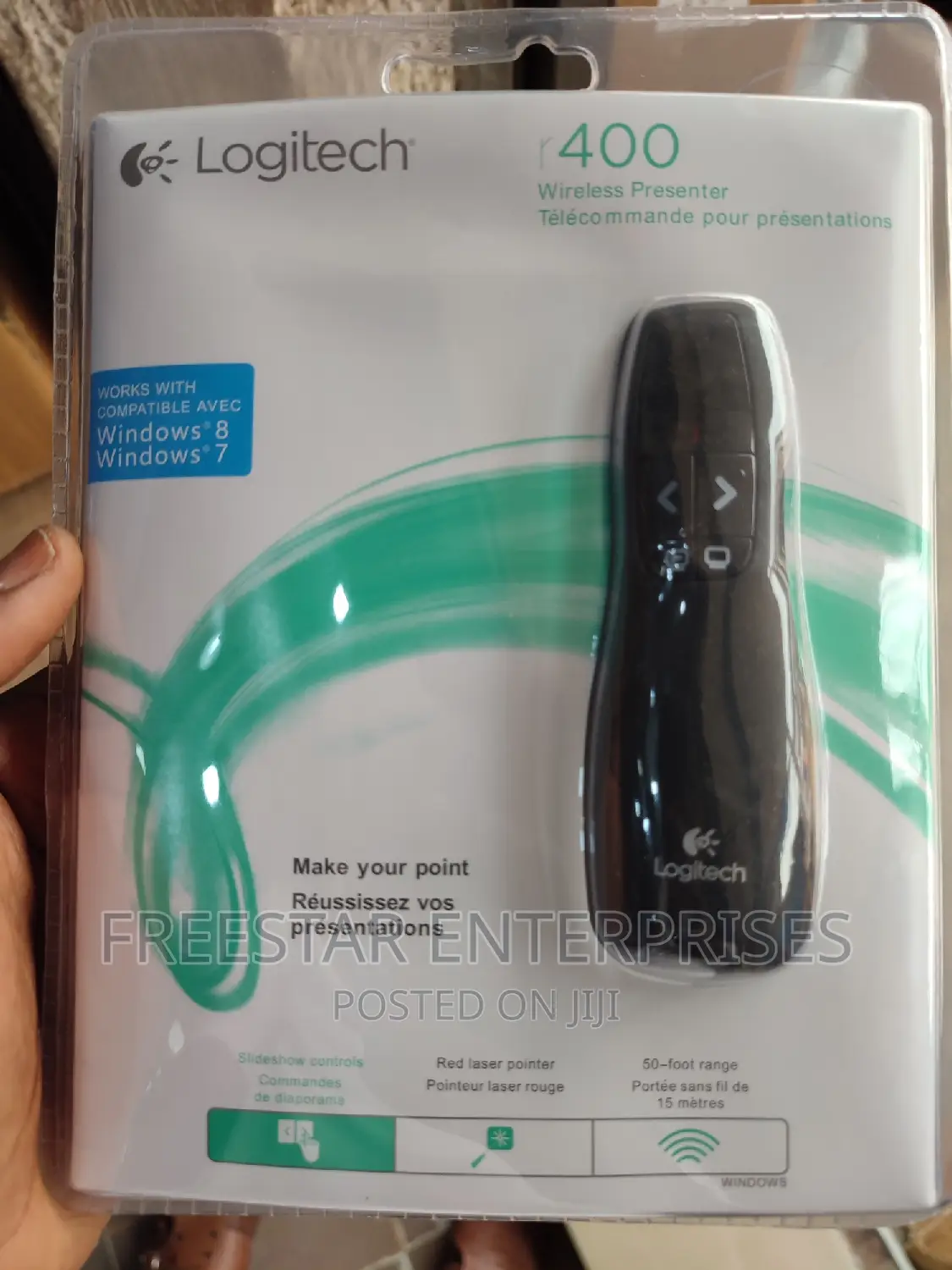 Logitech R400 Wireless Presenter With Red Laser Pointer
