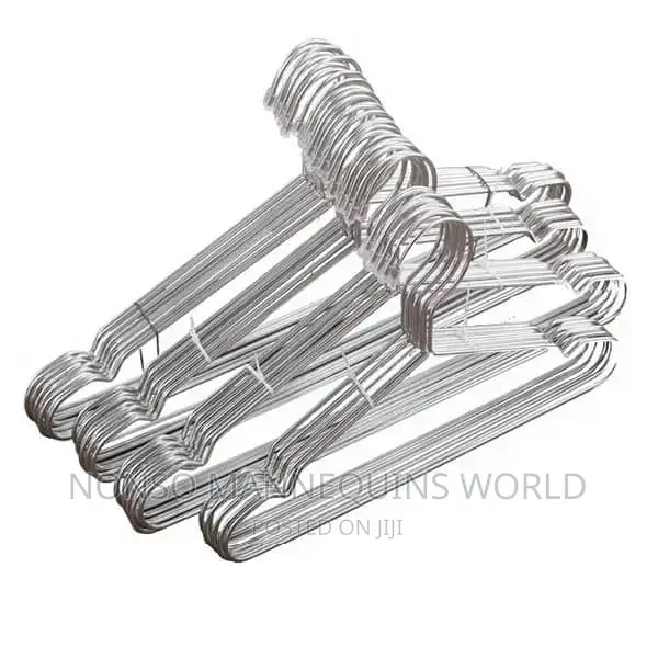 Silver Chrome Stainless Steel Metal Hangers