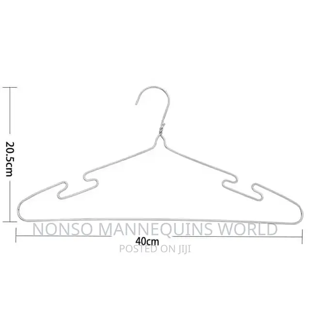 Silver Chrome Stainless Steel Metal Hangers