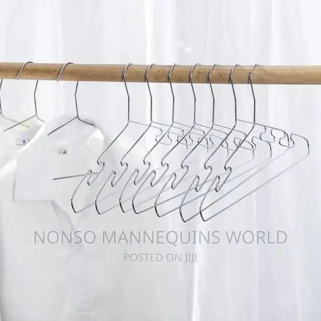 Silver Chrome Stainless Steel Metal Hangers