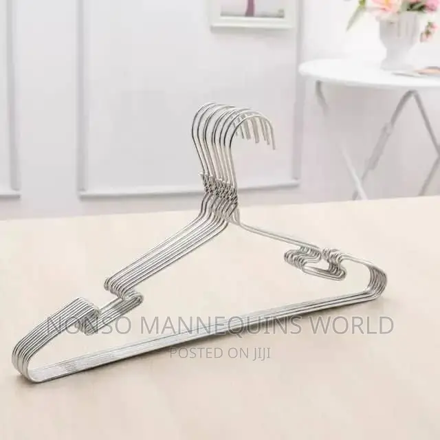 Silver Chrome Stainless Steel Metal Hangers