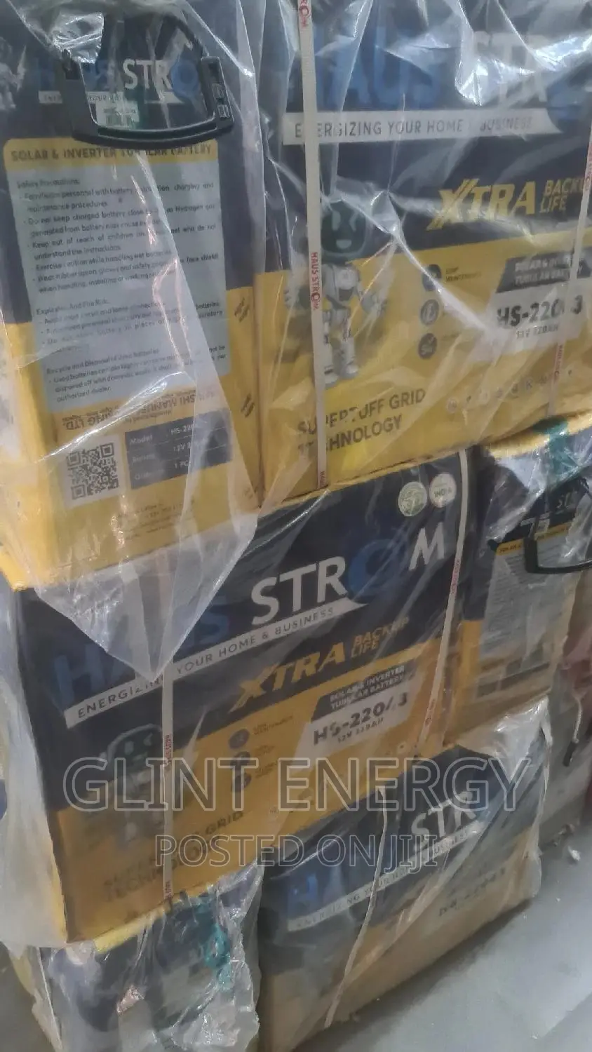 220ah 12v Haus Storm Tubular Battery