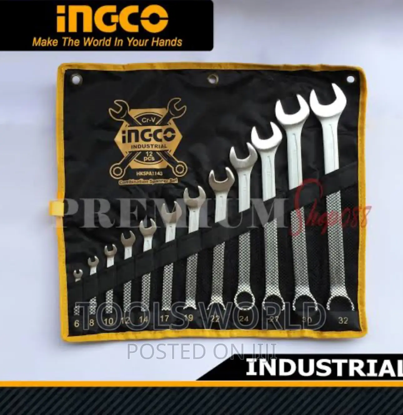 Ingcocombination Spanner Set 6-32mm - Ingco Hkspa1143
