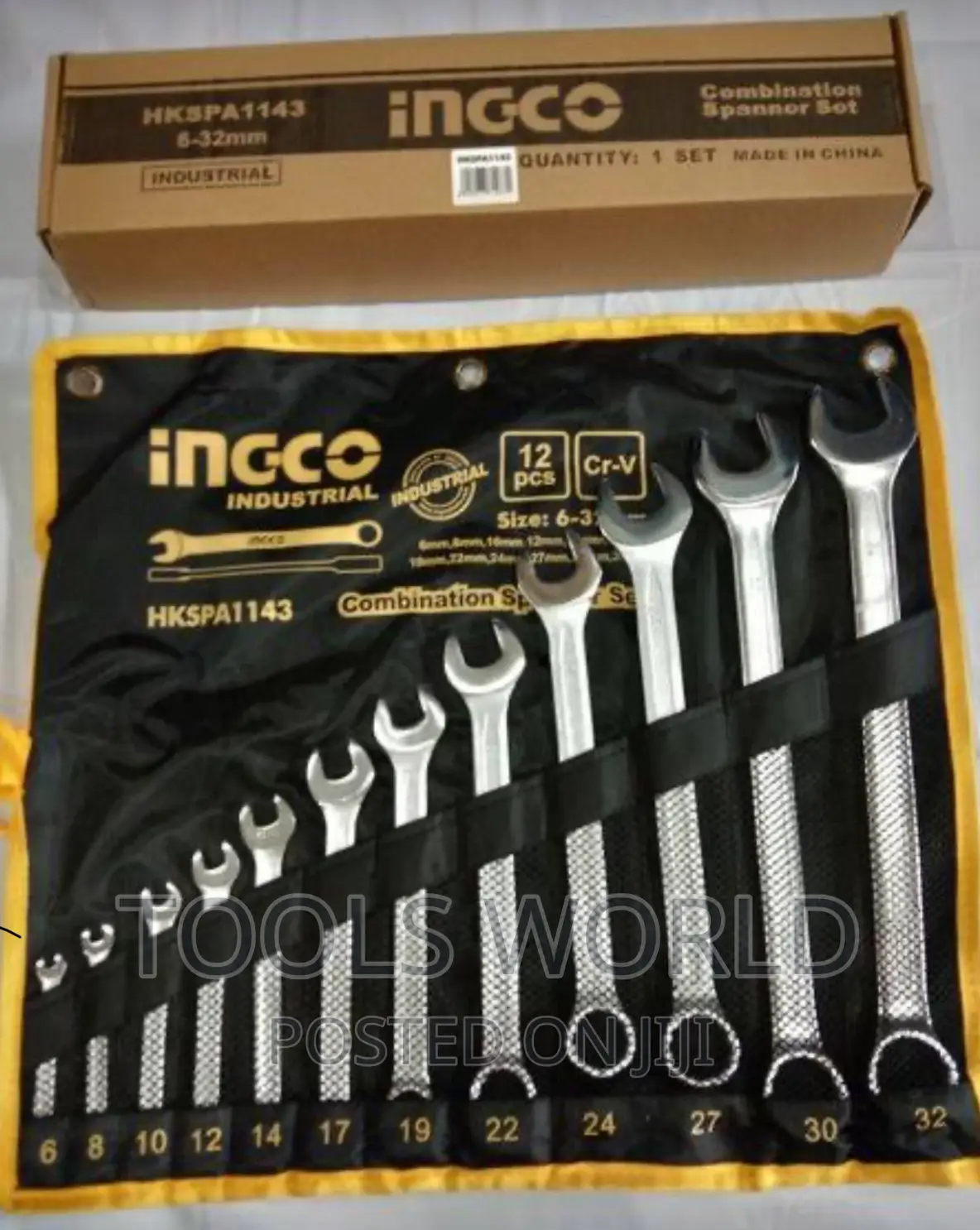 Ingcocombination Spanner Set 6-32mm - Ingco Hkspa1143