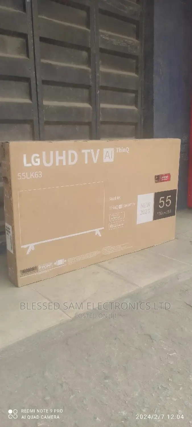 LG 55''inches Smart > Youtube, Netflix Android TV >Flameless
