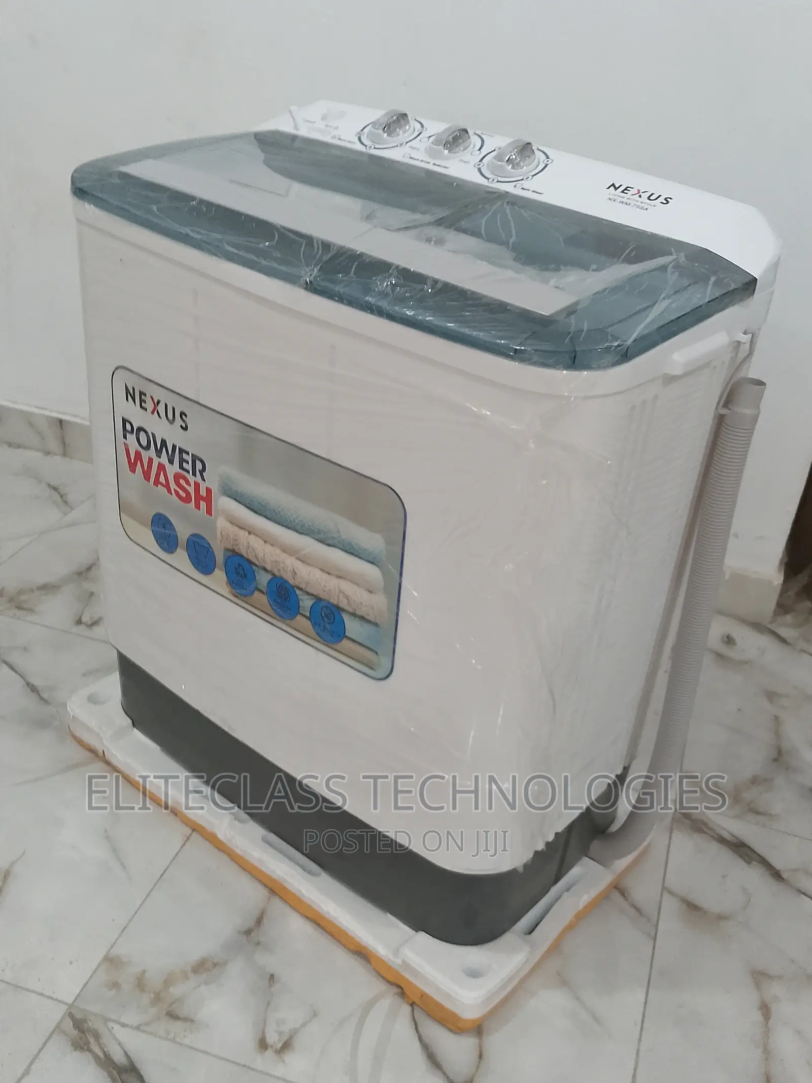 Nexus NMWM75SA Is a 7.5kg Twin Tub Washing Machine.