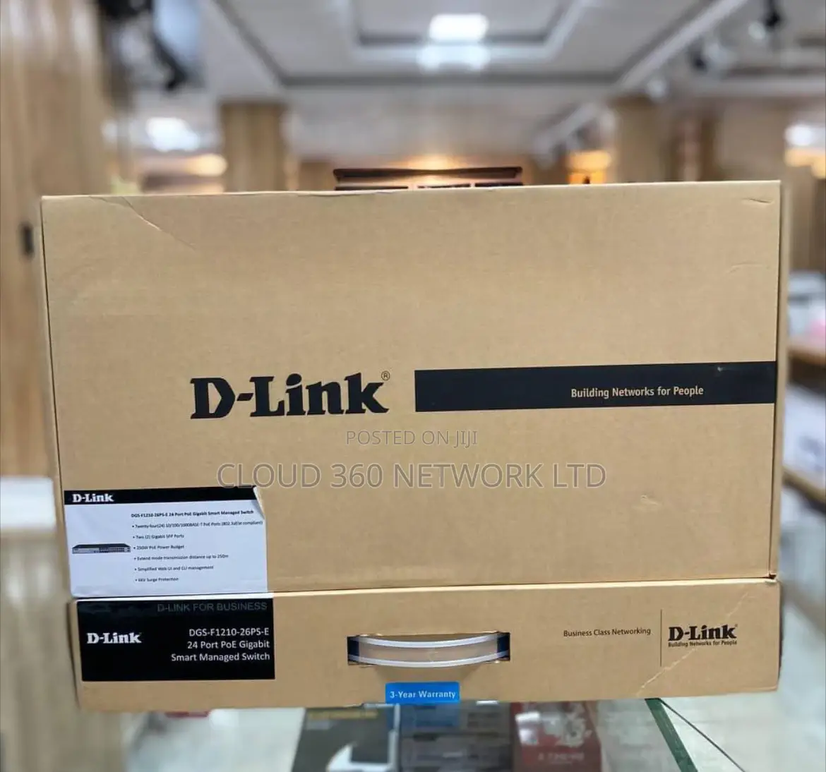 D-Link DGS-F1210-26PS-E – 24 Port Managed Gigabit Switch