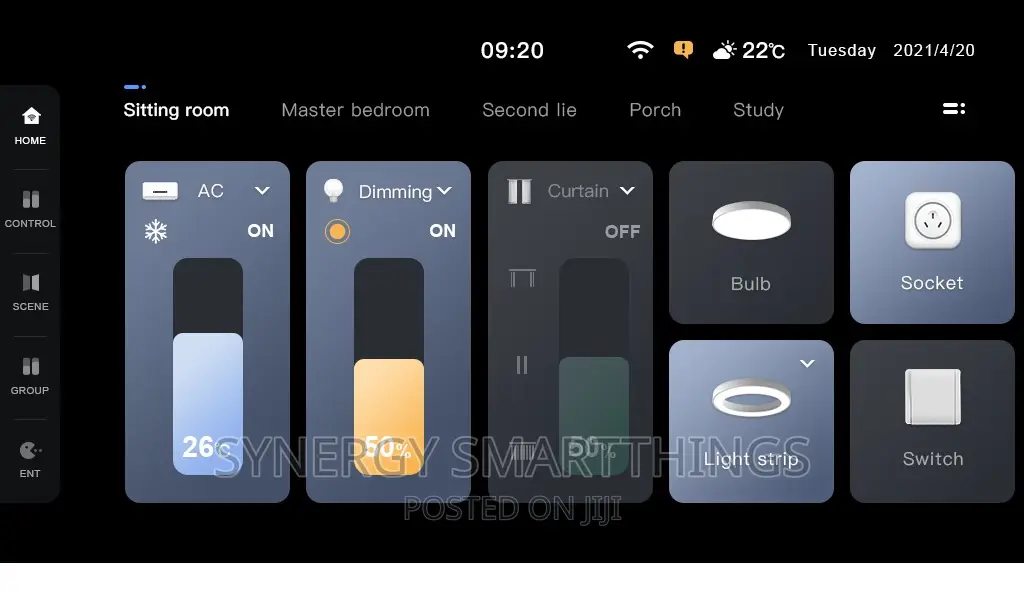 7" Tuya Smart Home Android System Control With Built-in Amp.