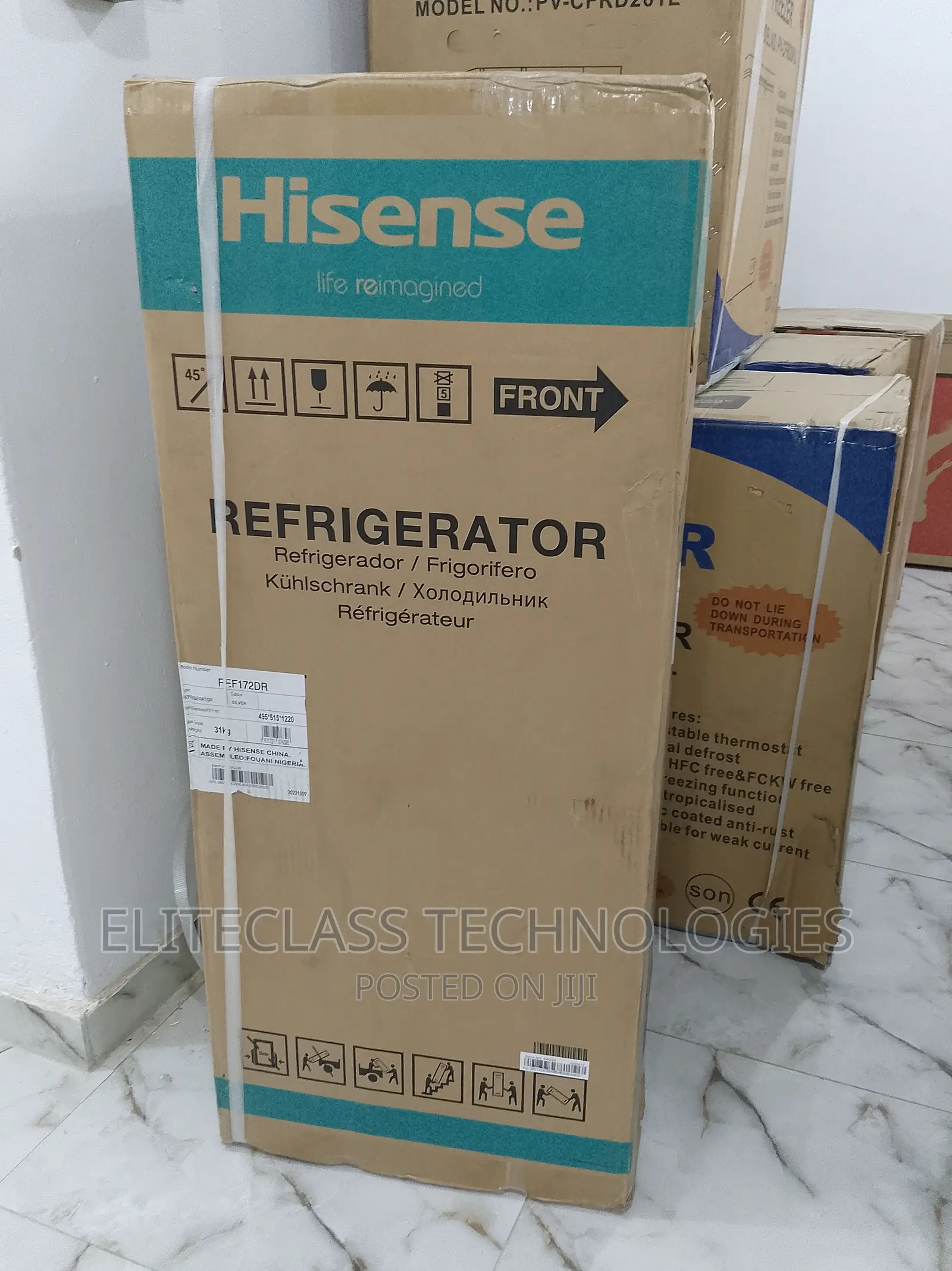 Hisense REF-172-DR 124 Litres Top Freezer Refrigerator