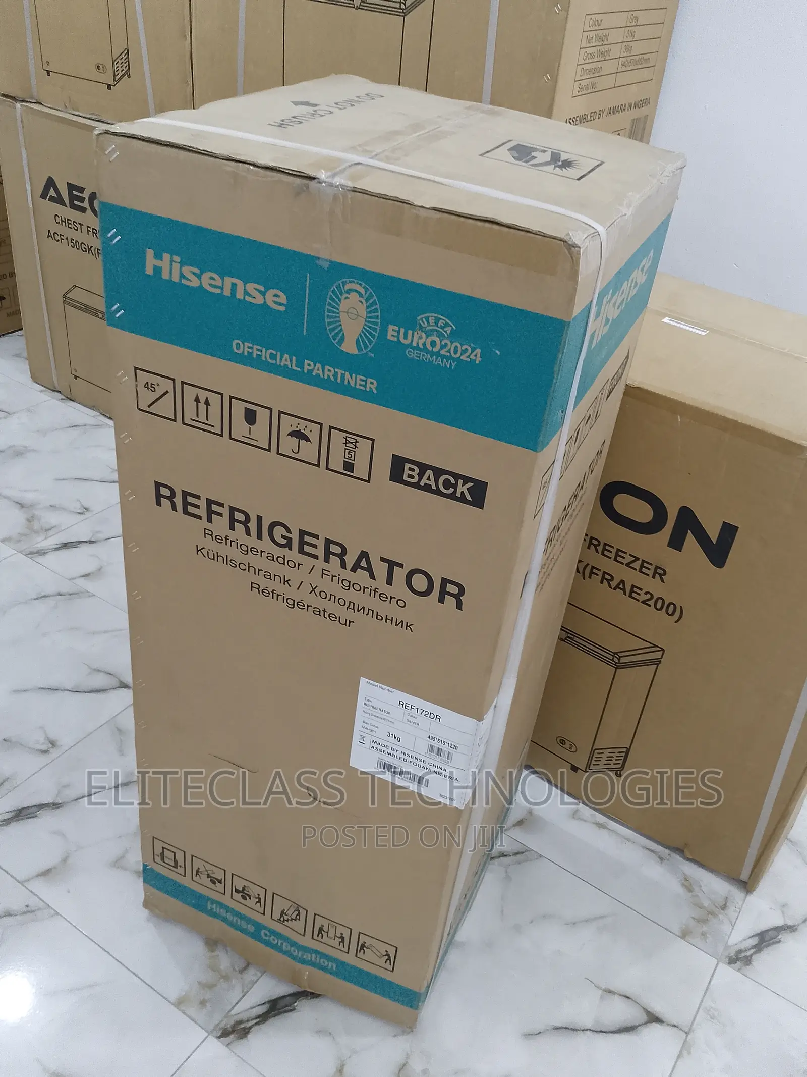 Hisense Stylish REF172DR 124 Litres Top Freezer Refrigerator