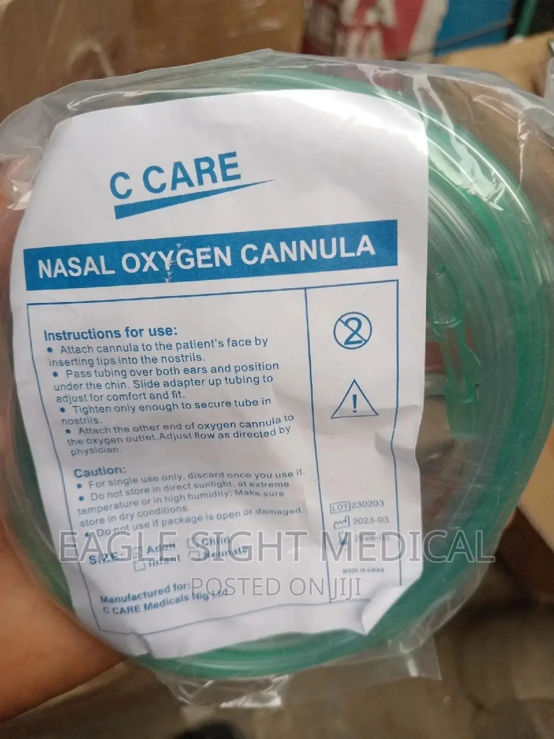 Nasal Oxygen Cannula