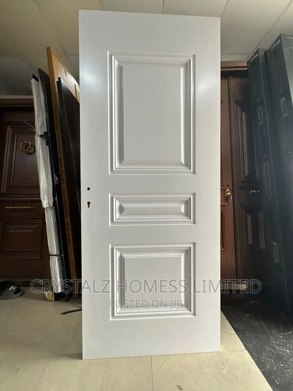 Grey Silver Lined Israeli Door S
