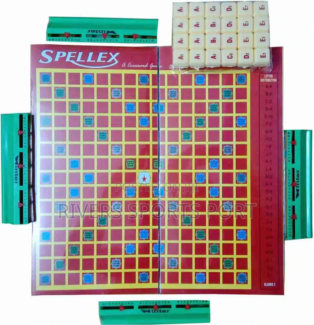 Heavy Duty Spellex Kids Cross Word Game . Kids Scrabble Game