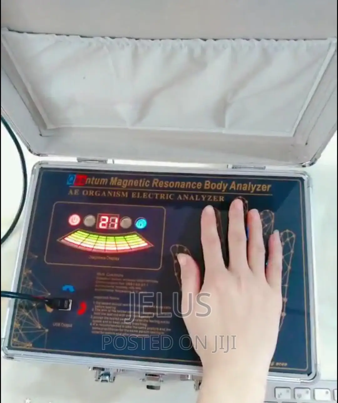 Quantum Magnetic Body Analyzer, Palm Type