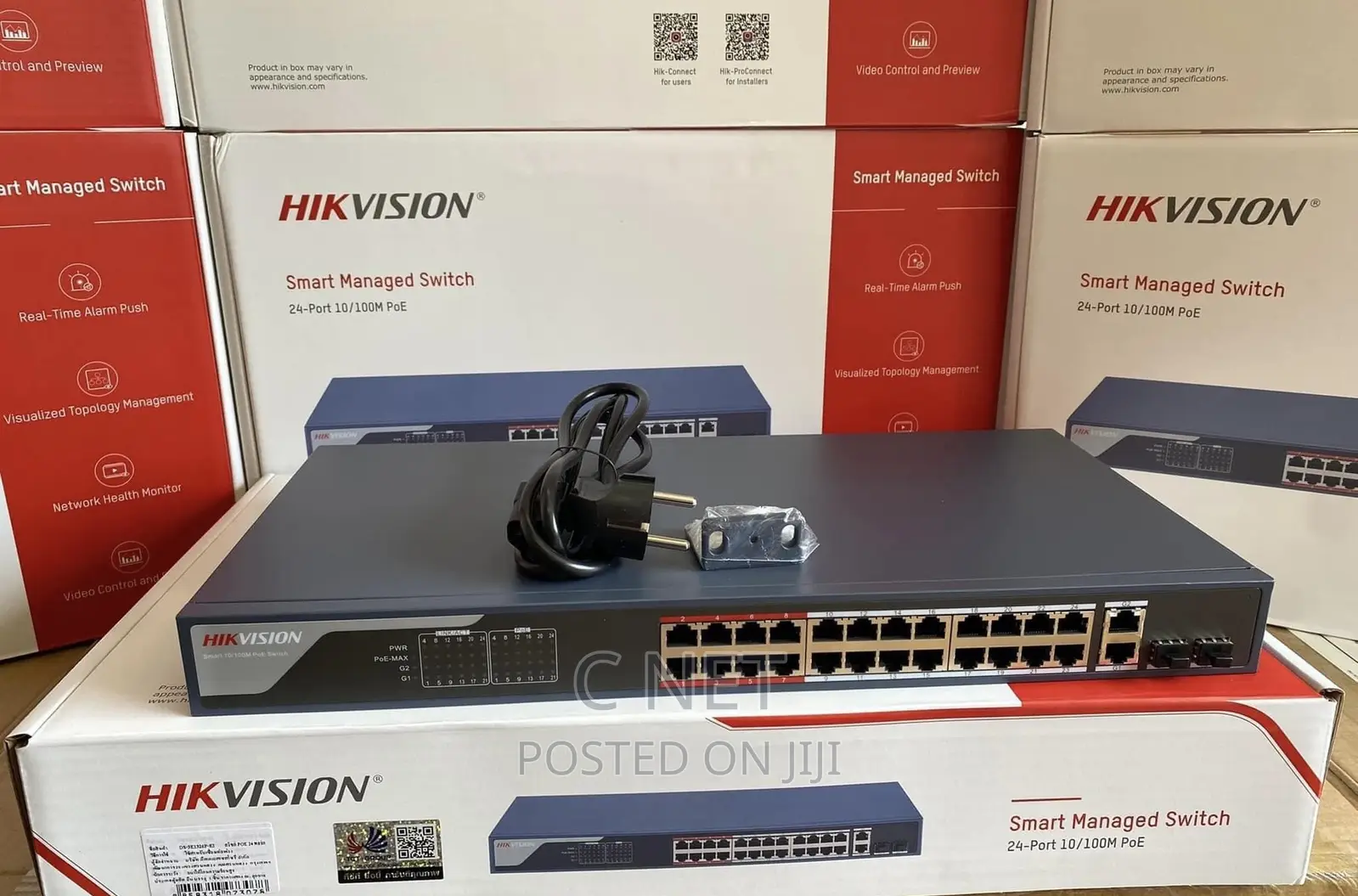 Hikvision 24port 10/100m Poe