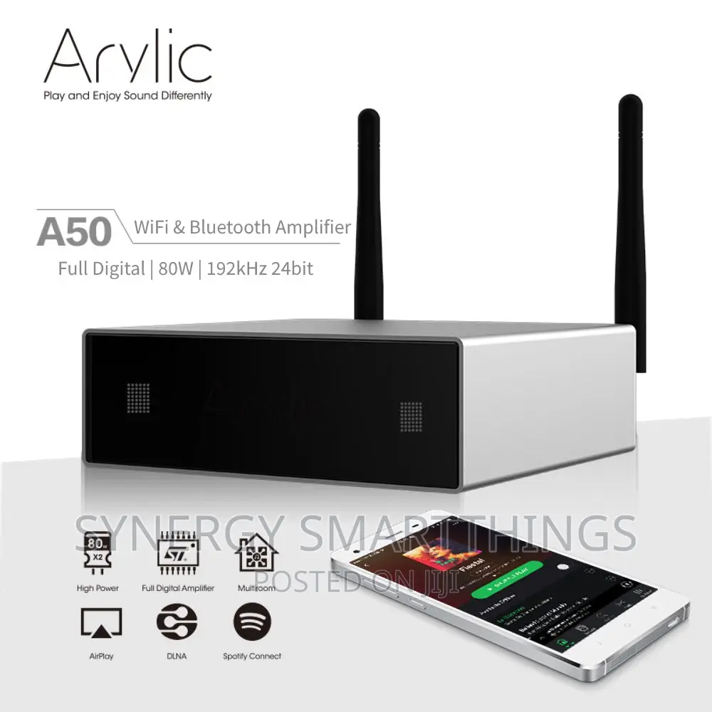 Arylic A50+ Multiroom Smart Home Amplifier 50watts X2