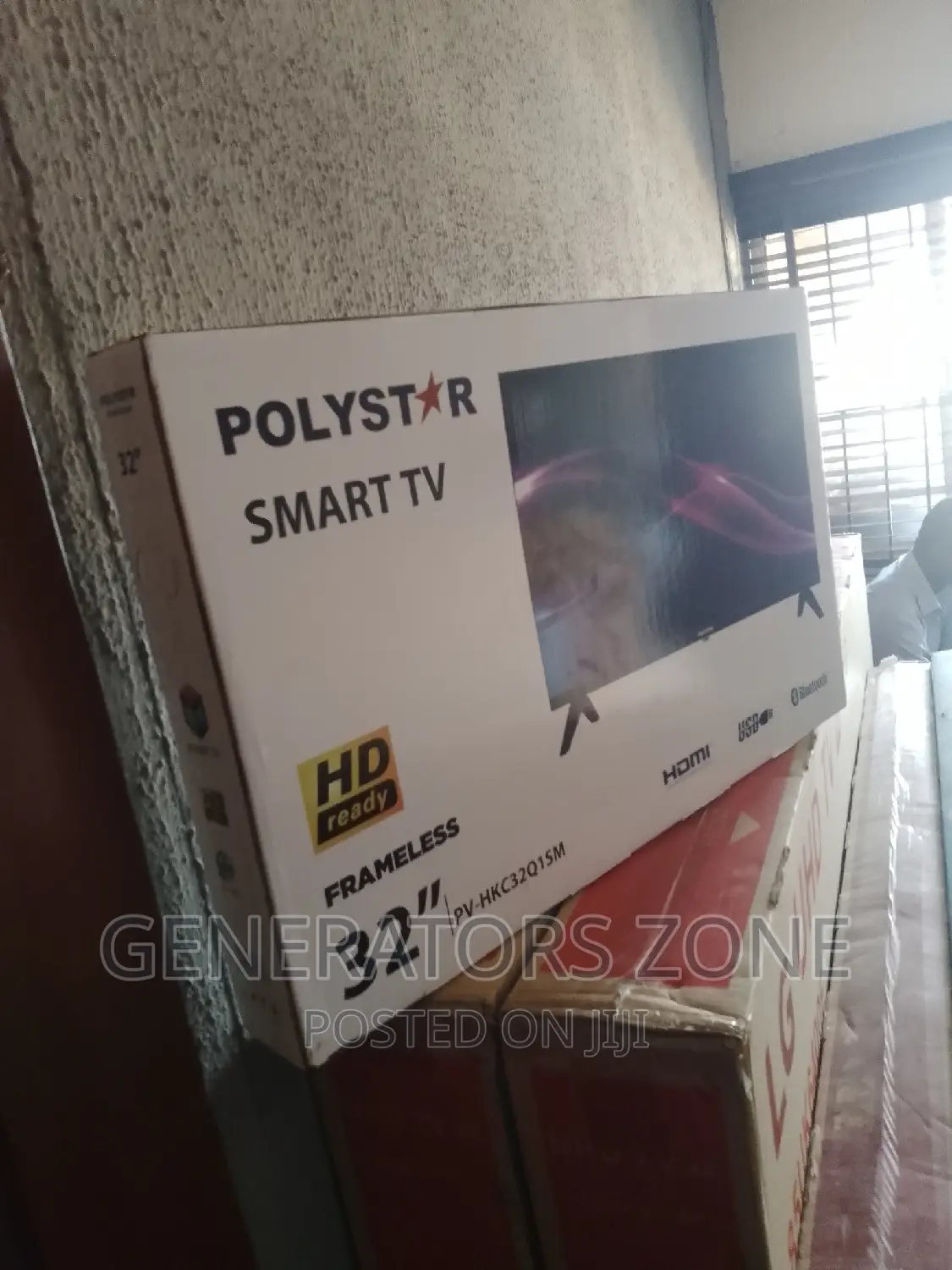 New Polystar 32 Inch Straight Smart Tv+Miracast