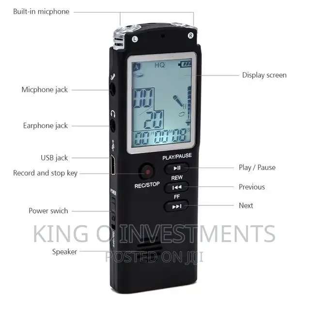 Digital Voice Recorder 32gb With Mp3