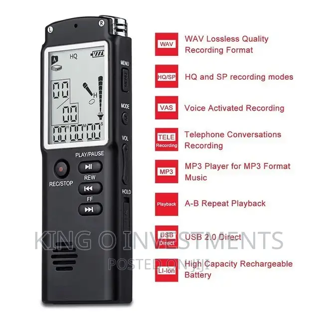 Digital Voice Recorder 32gb With Mp3