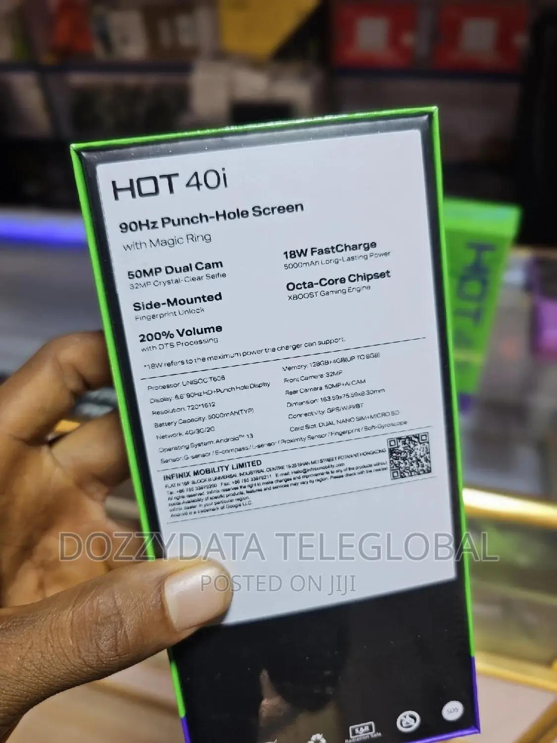 New Infinix Hot 40i 128 GB