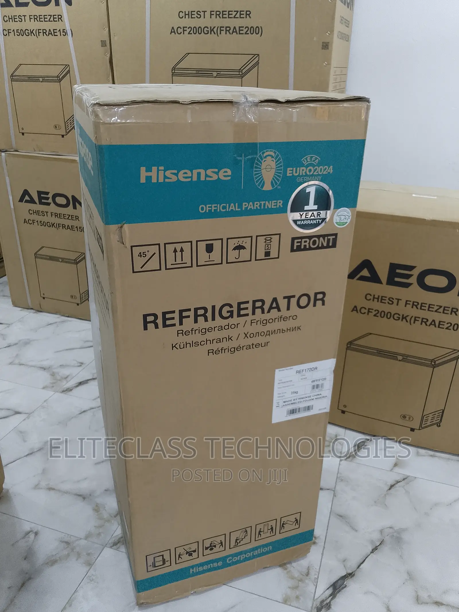 Hisense REF172DR 124 Litres Top Freezer Cooling Refrigerator