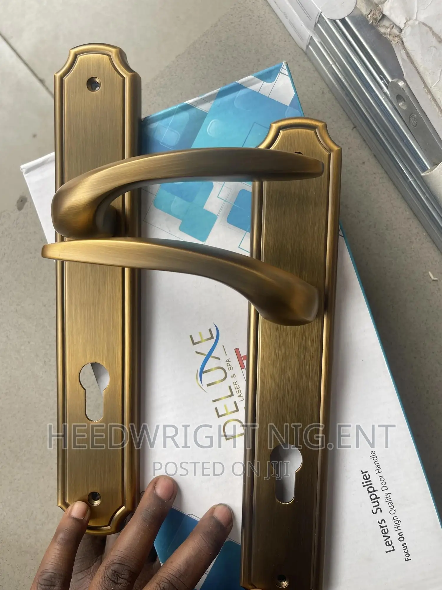 Deluxe Bronze Security Door Lock