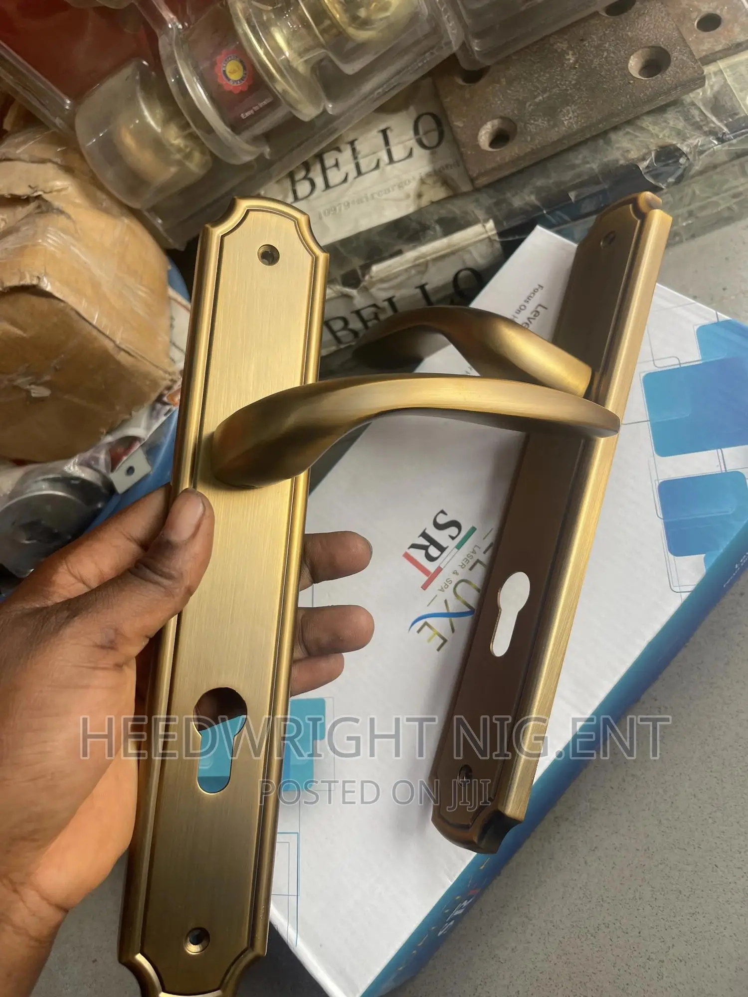 Deluxe Bronze Security Door Lock