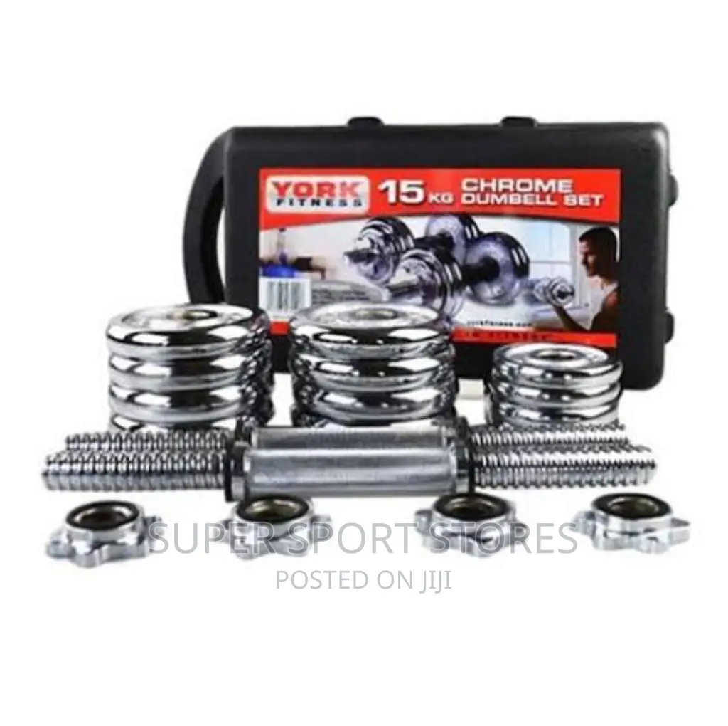 15kg Chrome Dumbbell Set
