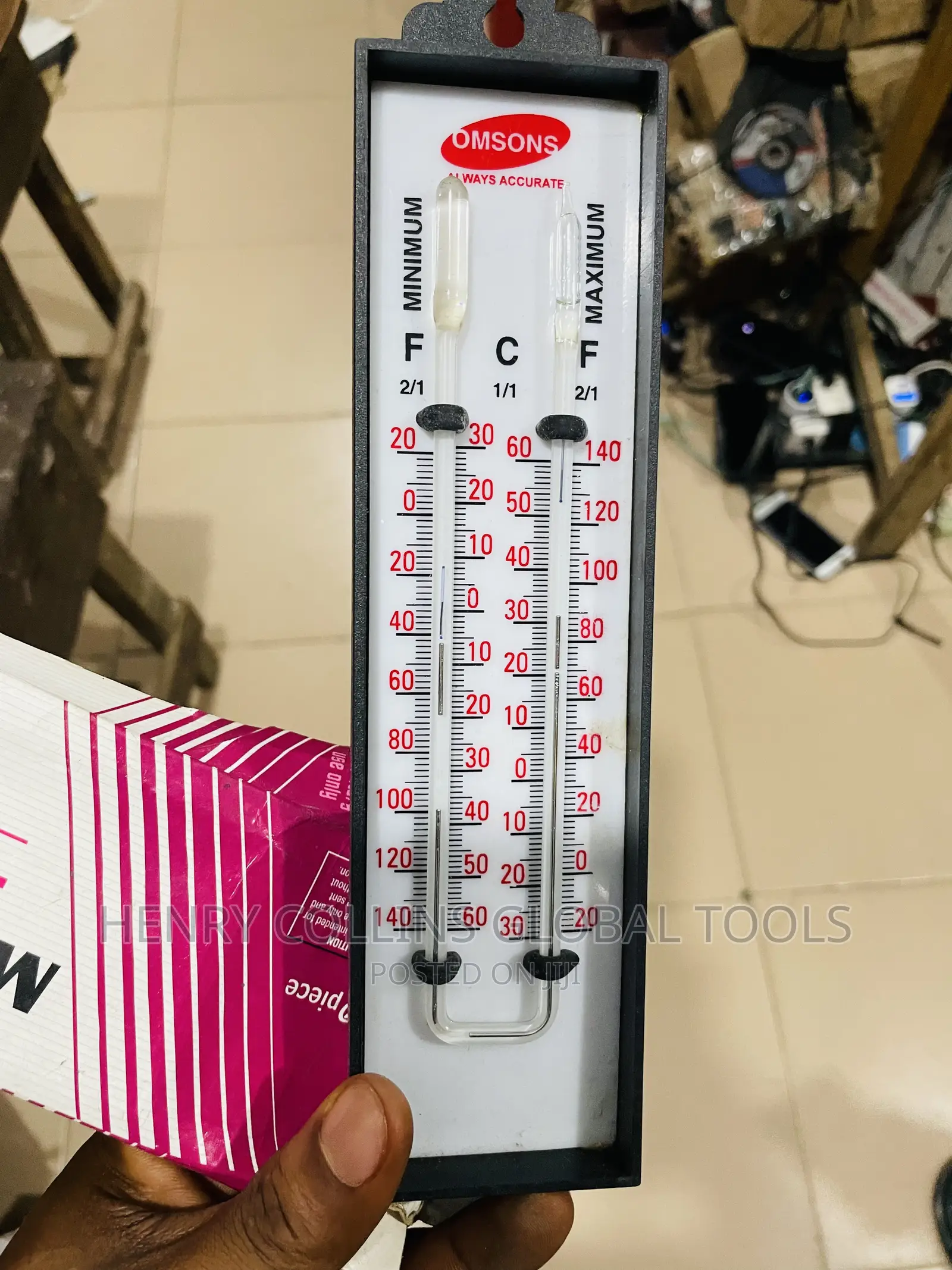 Wet and Dry Thermometer