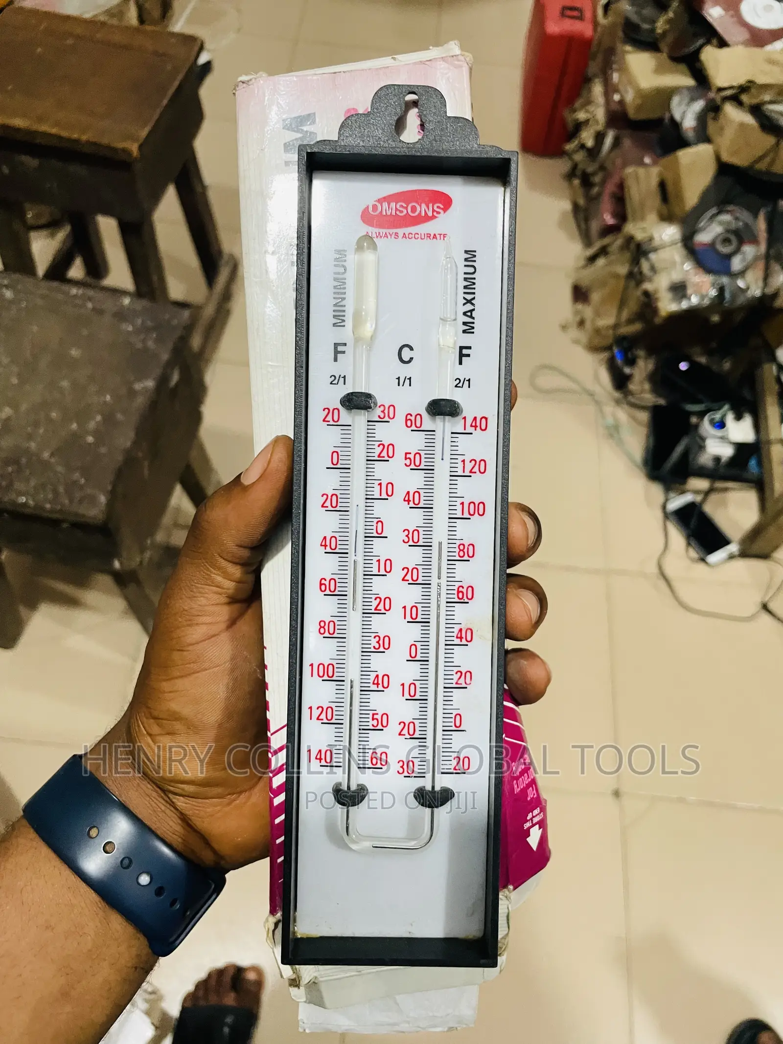 Wet and Dry Thermometer
