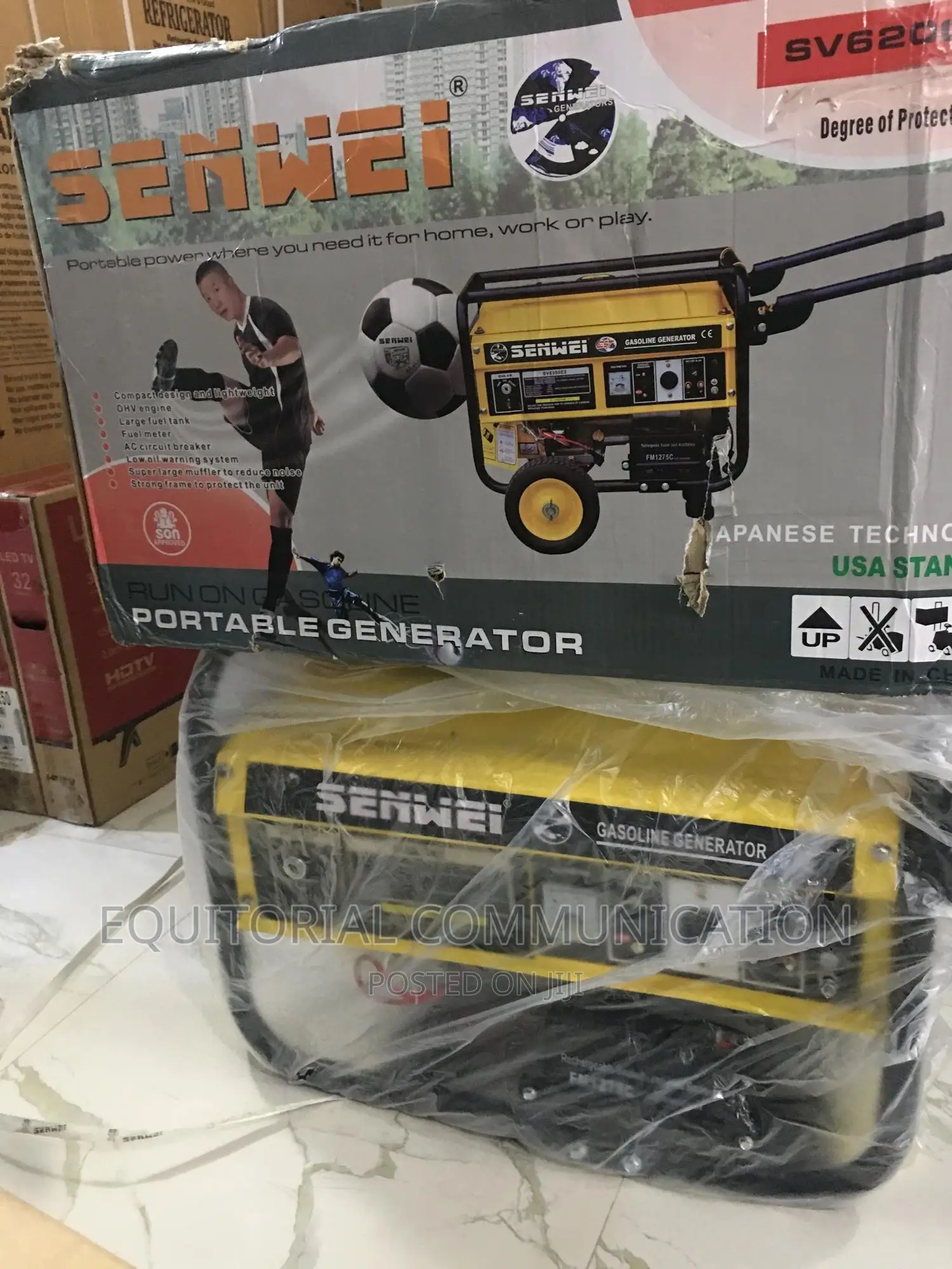 Senwei Key Starter 4.5kva Generator Sv6200e2