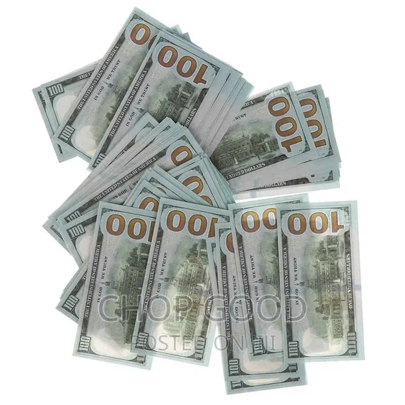 100 PCS Dollar Bill Props