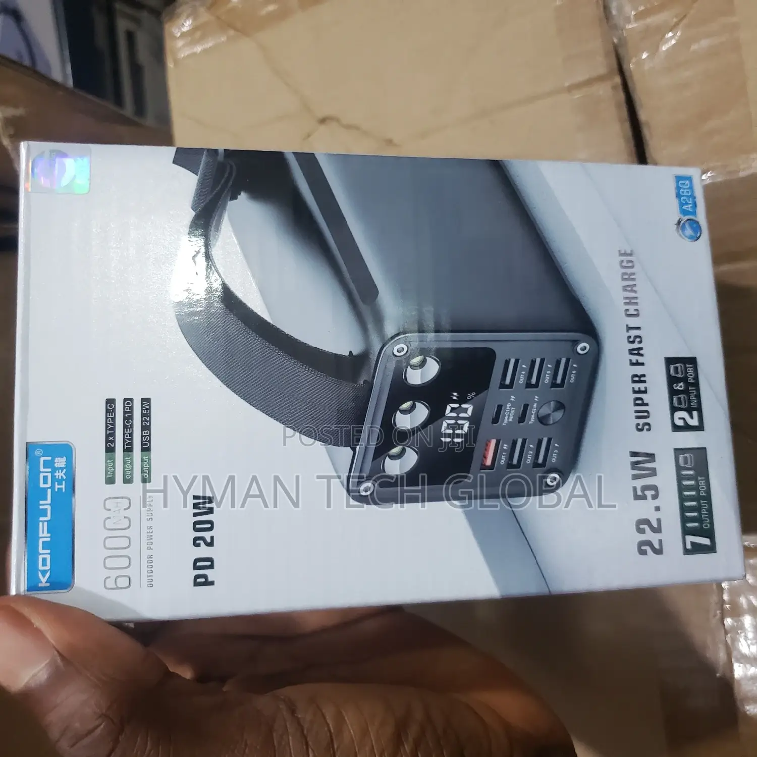KONFULON 60000mah High Capacity Power Bank Fast Charging