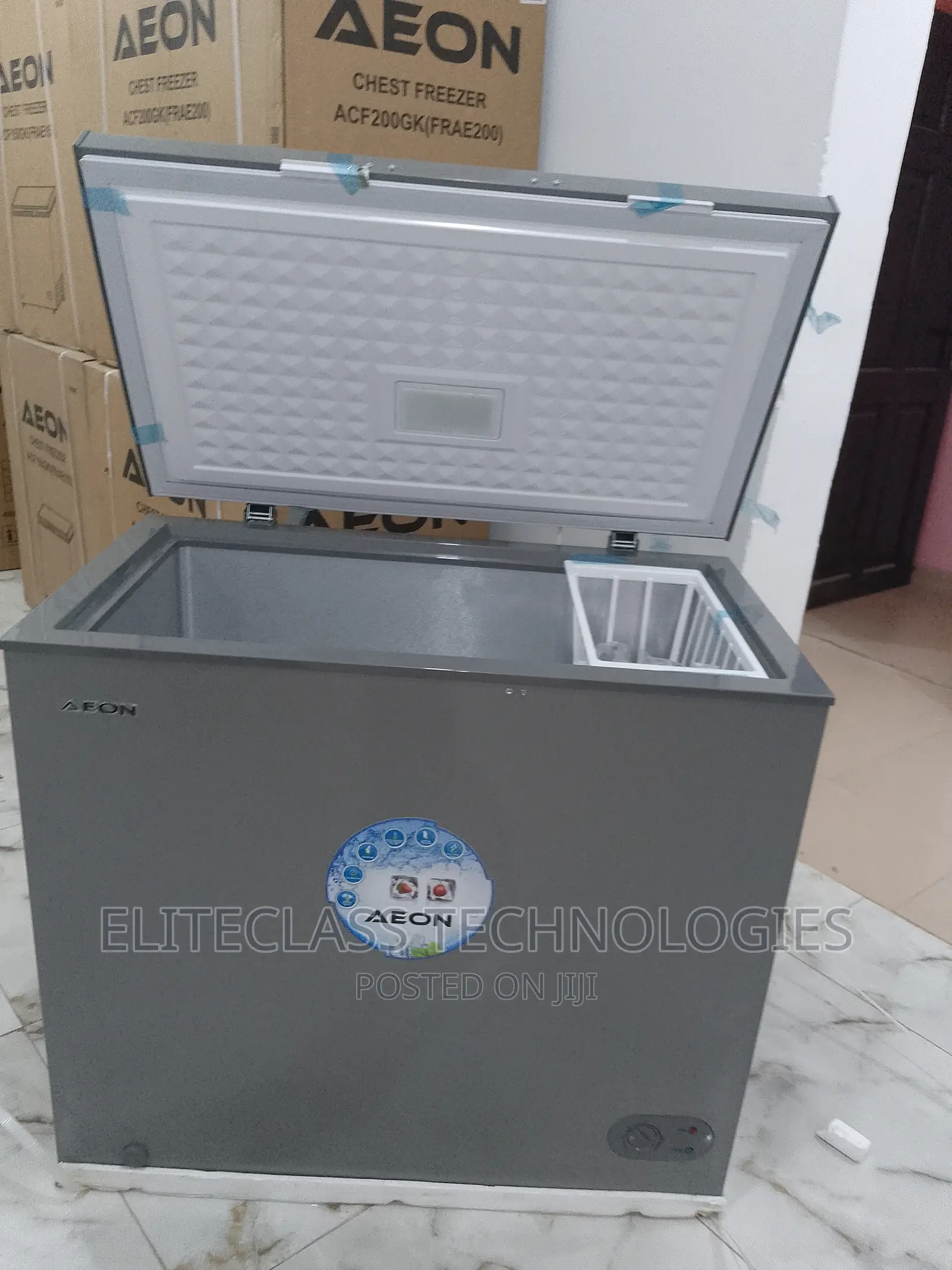 Aeon ACF-200-GK 202 Litre Chest Freezer R600a-Grey Colour