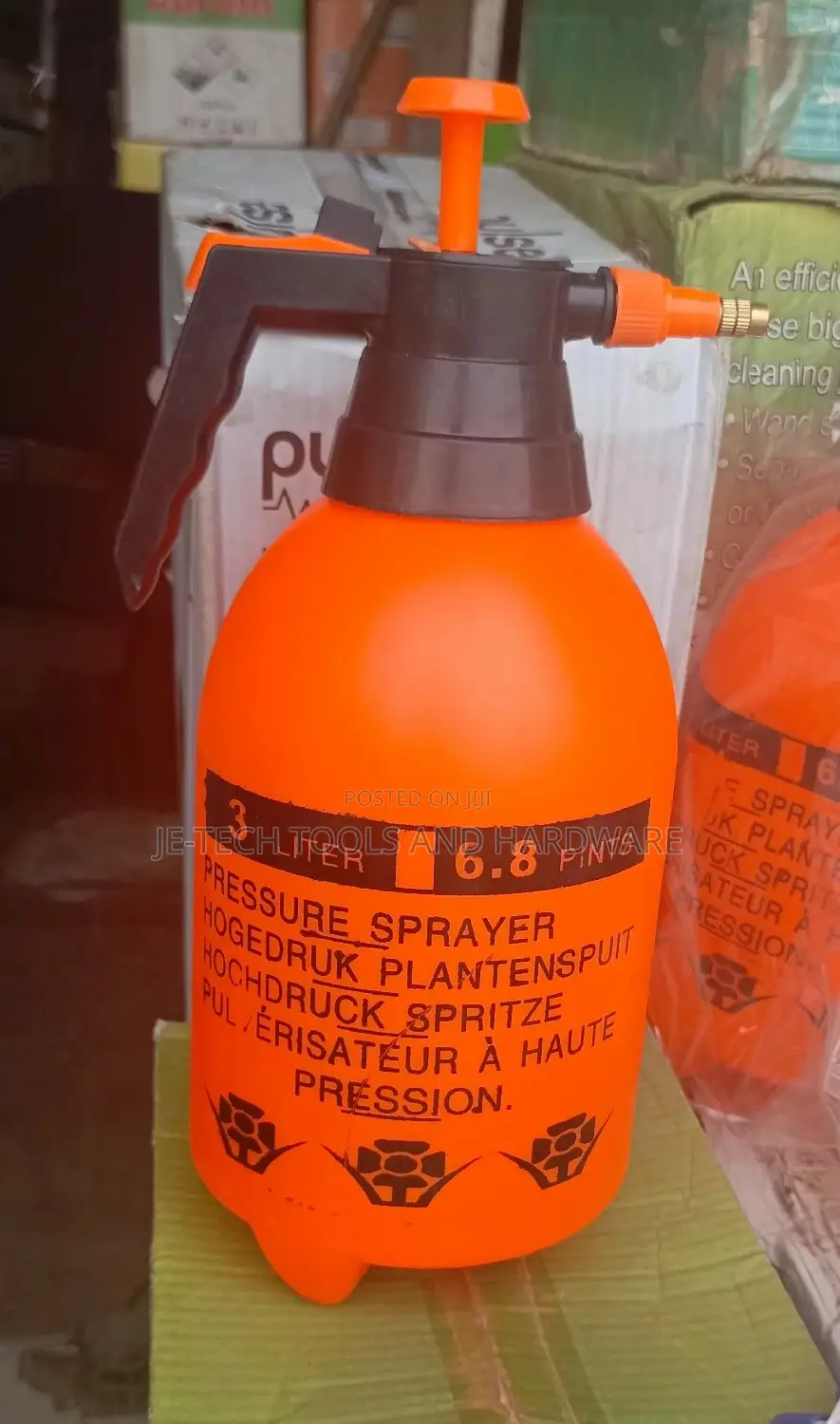 Hand Pressure Sprayer Bottle, Multi-Functional Water Sprayer