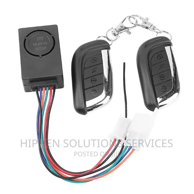 Anti Theft Security Alarm System With Double Remote