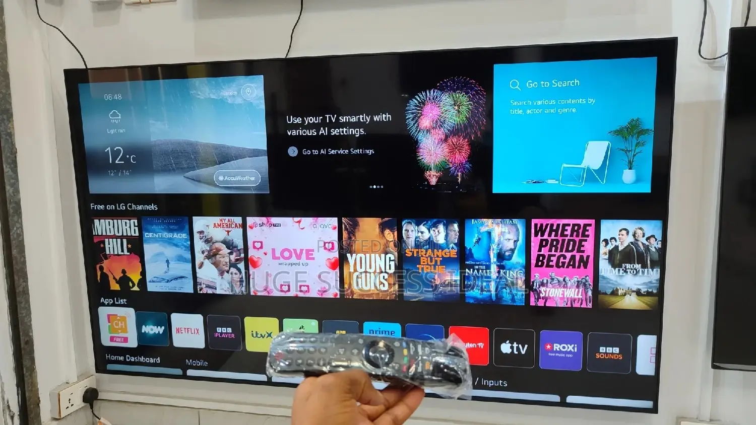 LG 75 Inch NANO75 UHD HDR Smart Nanocell TV (2021 Model)