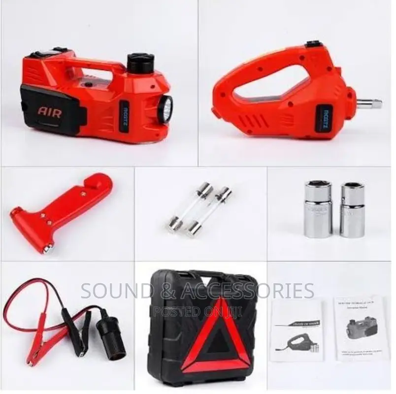 5in1 Automatic Electric 7ton Jack/Tyreinflator/Pump/Wrench