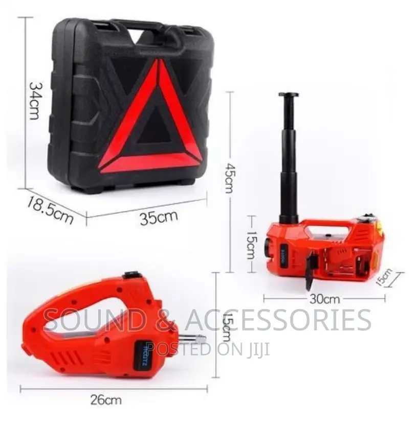 5in1 Automatic Electric 7ton Jack/Tyreinflator/Pump/Wrench