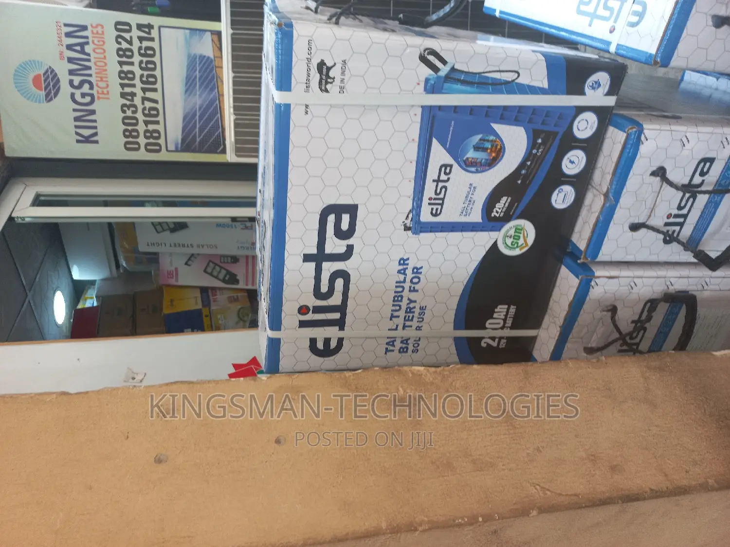 220ah Elista Tubular Battery